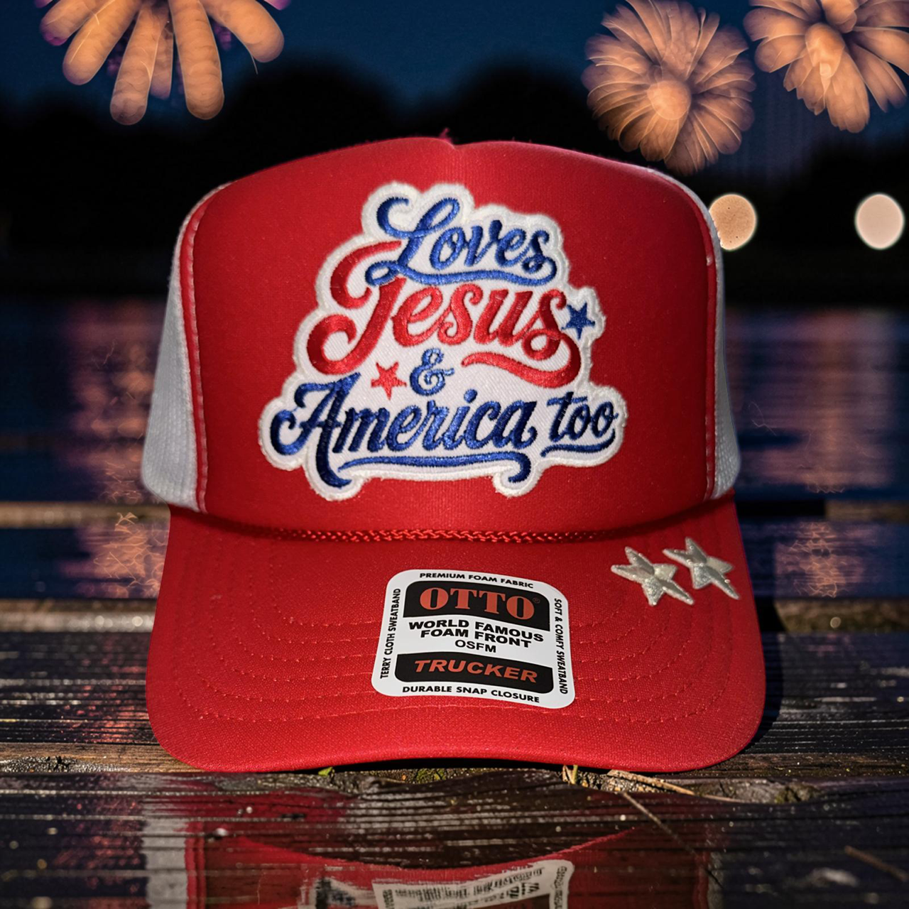 Loves Jesus and America too!