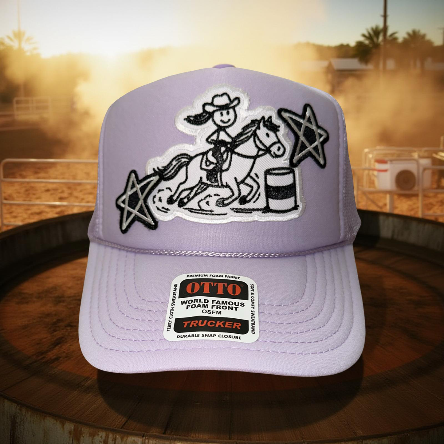 Stick Figure Barrel Racer